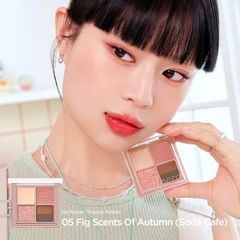 Phấn Mắt Peripera Ink 4 Ô Pocket Shadow Palette #05 Fig Scents Of Autumn