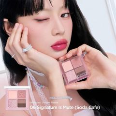 Phấn Mắt Peripera Ink 4 Ô Pocket Shadow Palette #06 Signature Is Mute