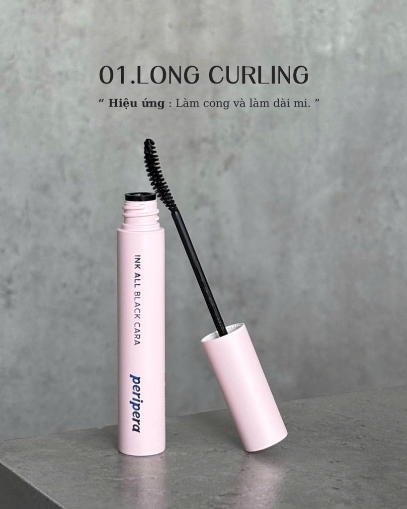 Peripera Ink All Black Cara 7g #01 Long Curling
