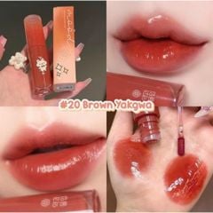 Son Tint Peripera Ink Mood Glowy Lip Tint 4g #20 Brown Yakgwa