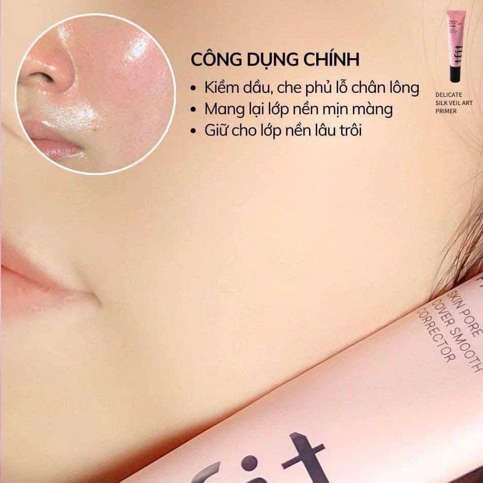 Kem Lót Kiềm Dầu Tfit Delicate Silk Veil Art Primer 30ml