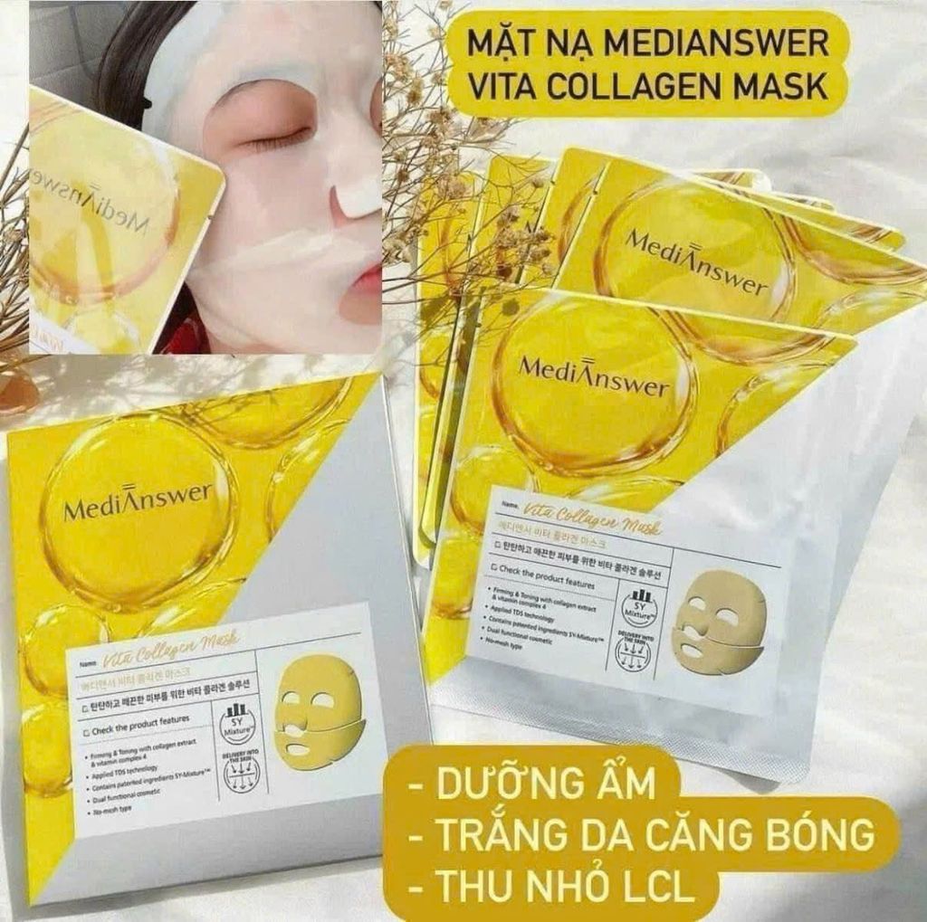 Mặt Nạ Thạch Medi Ansewr #Vita (Vàng)