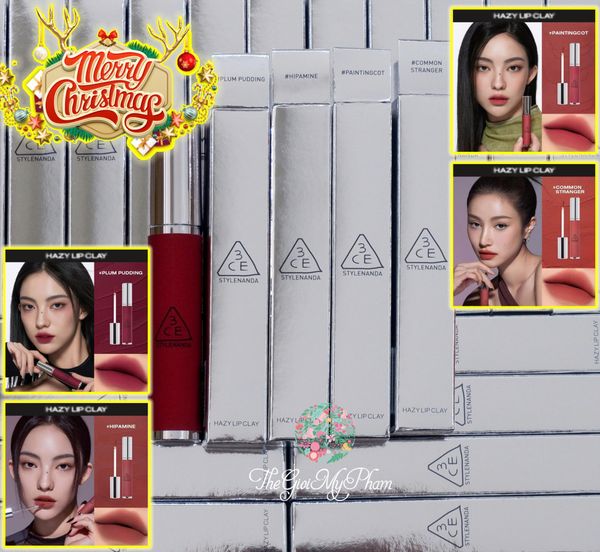 Son Kem 3CE Hazy Lip Clay Plum Pudding