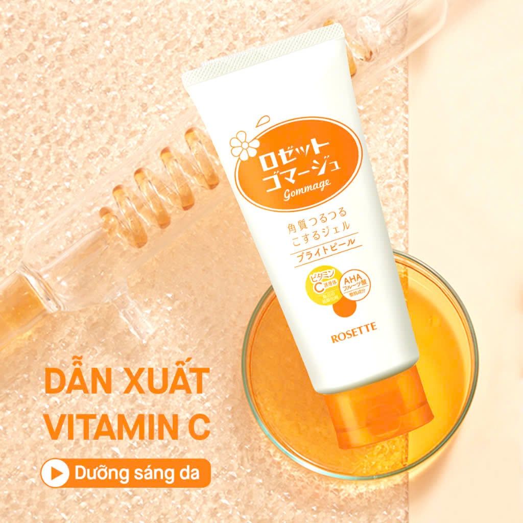 Tẩy Tế Bào Chết Rosette Gommage Peeling Gel 120gr #Cam
