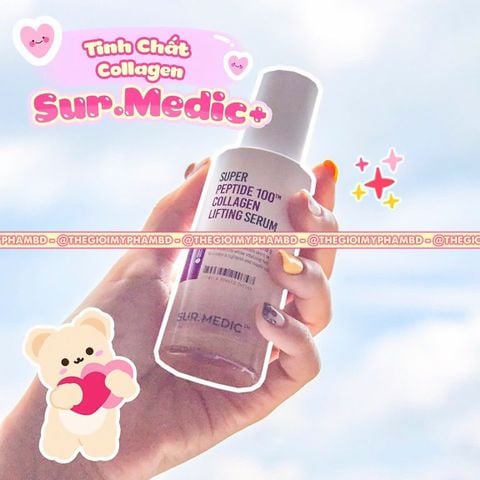 Sur.Medic - Tinh Chất Tái Tạo Phục Hồi da Super Peptide Collagen Lifting Serum 50ml