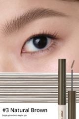Mascara Mày PERIPERA Speedy Skinny Brow Mascara #03 Natural Brown