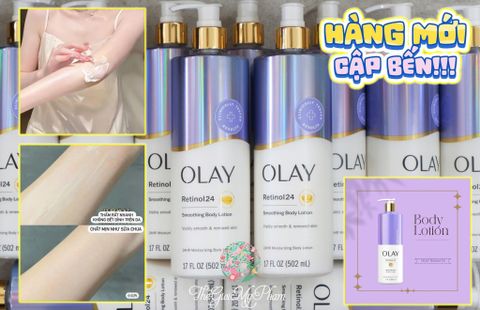 Dưỡng Thể OLAY Retinol24 502ml (Tím)