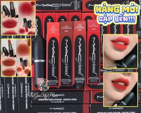 Son Thỏi MAC Ximal Matte #675 Over-Statement (Ko Tđ)