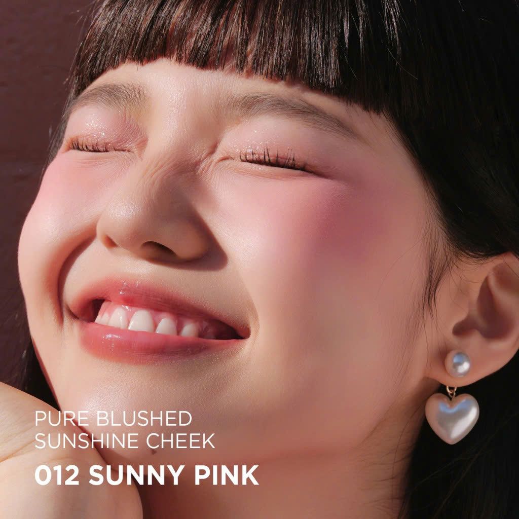 Phấn Má Hồng Peripera Pure Blushed Sunshine Cheek #12
