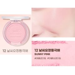 Phấn Má Hồng Peripera Pure Blushed Sunshine Cheek #12