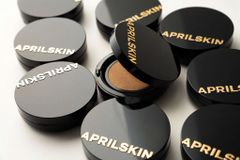 April Skin - Magic Snow Cushion Triple Cover Powder #21