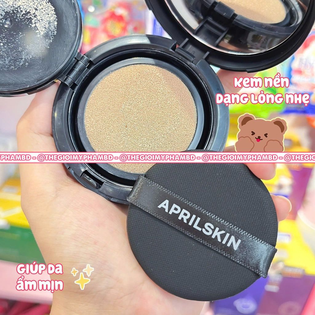 April Skin - Magic Snow Cushion Triple Cover Powder #21
