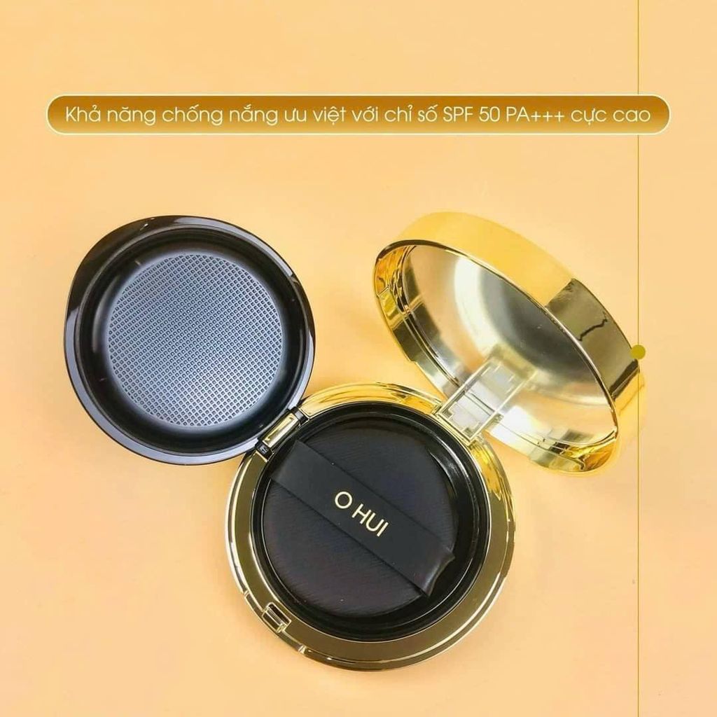 Set Phấn Nước OHUI Ultimate Cover Mesh Cushion SPF50+ PA+++ 13g*2 #01 Milk Beige (Ko Tđ)