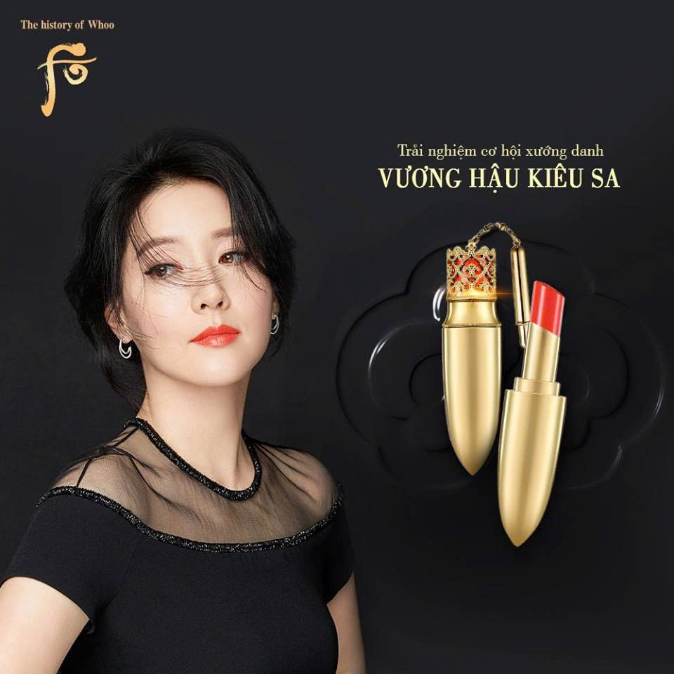 Son Thỏi Whoo Luxury Lip Rouge #24 Red Orange (Ko Tđ)