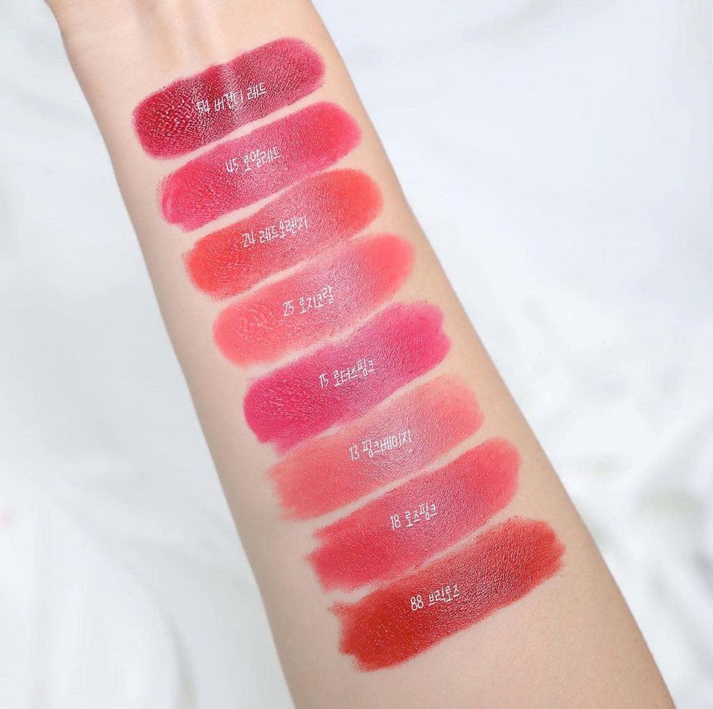 Son Thỏi Whoo Velvet Lip Rouge #25 Rosy Coral (Ko Tđ)