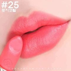 Son Thỏi Whoo Velvet Lip Rouge #25 Rosy Coral (Ko Tđ)