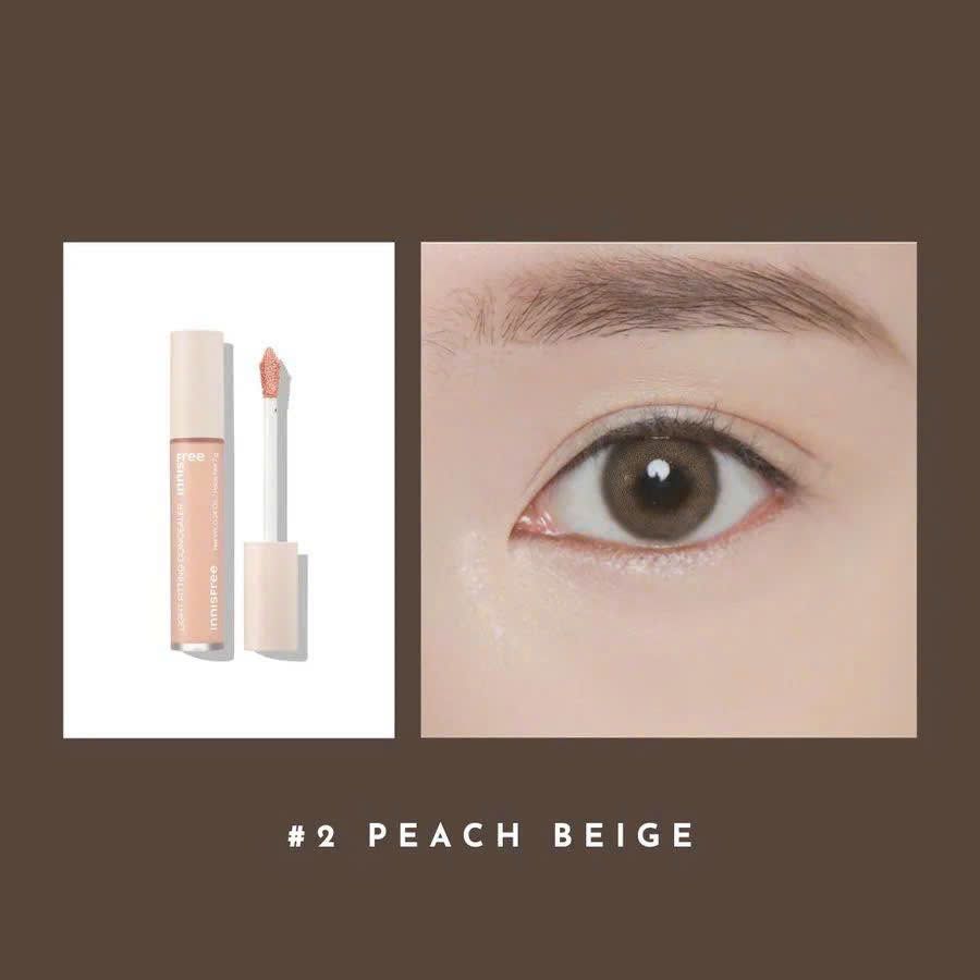 Kem Che Khuyết Điểm Innisfree Light Fitting Concealer #2