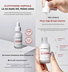 Tinh Chất Dưỡng Trắng Medi Peel Gluthione 600 White Ampoule Mẫu Mới