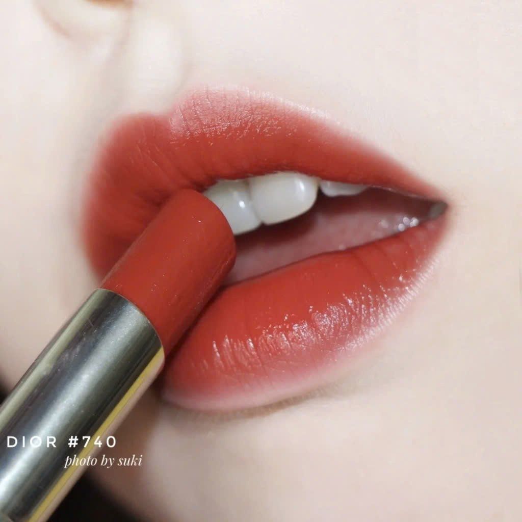 Son Thỏi Dior Addict Hydrating Shine Lipstick #740 Saddle (Ko Tđ)
