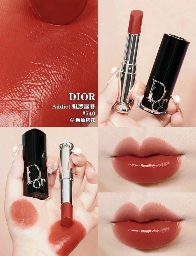 Son Thỏi Dior Addict Hydrating Shine Lipstick #740 Saddle