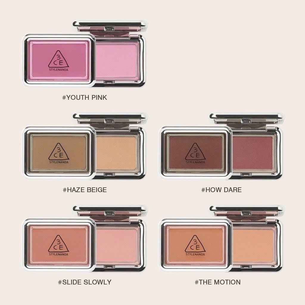 Phấn Má Hồng 3CE Pure Pairing #Youth Pink