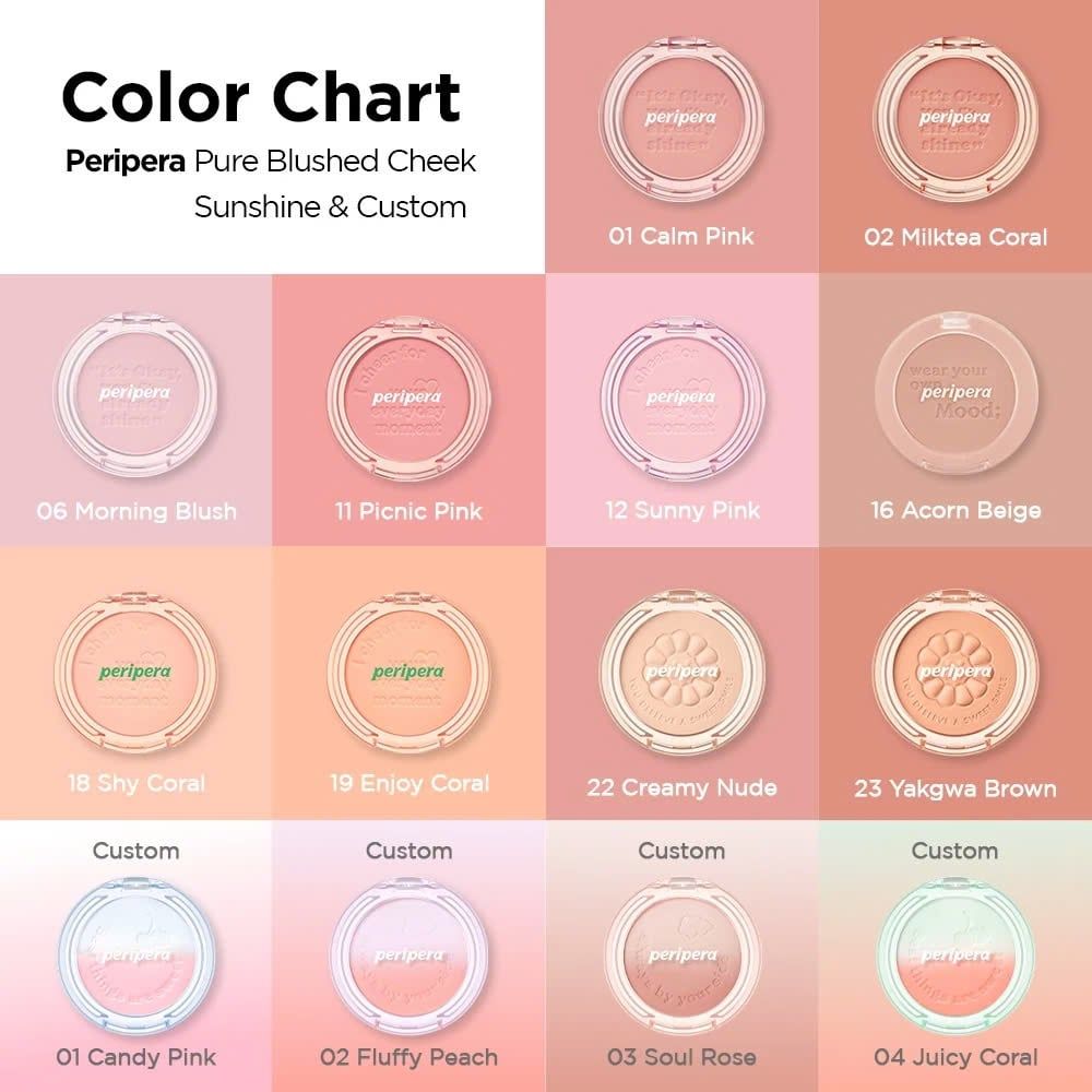 Phấn Má Hồng Peripera Pure Blushed Sunshine Cheek #27