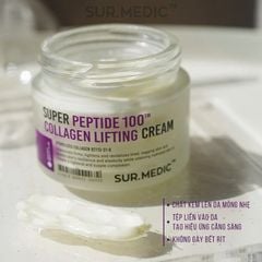 Kem Dưỡng Sur.Medic+ Trẻ Hoá Tái Tạo Da Hư Tổn Super Peptide 100TM Collagen Lifting Cream 50ml