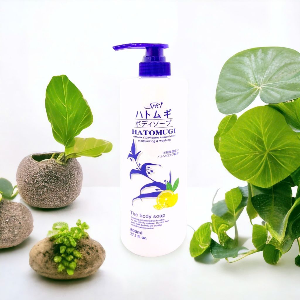 Sữa Tắm Sáng Da Hatomugi 800ml (Quả Yuzu)