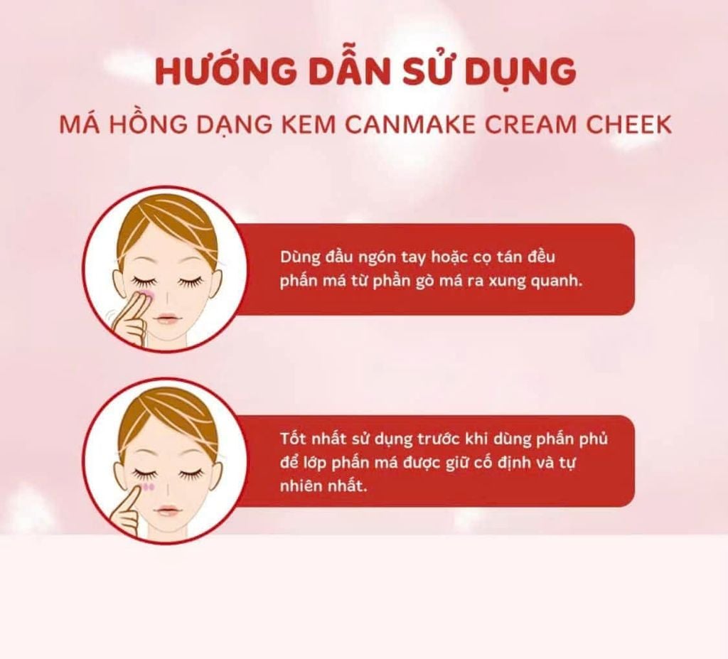 Má Hồng Dạng Kem Canmake Cream Cheek #P02