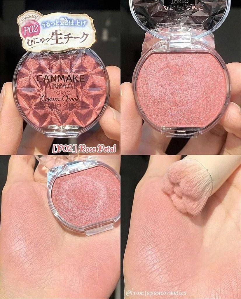 Má Hồng Dạng Kem Canmake Cream Cheek #P02