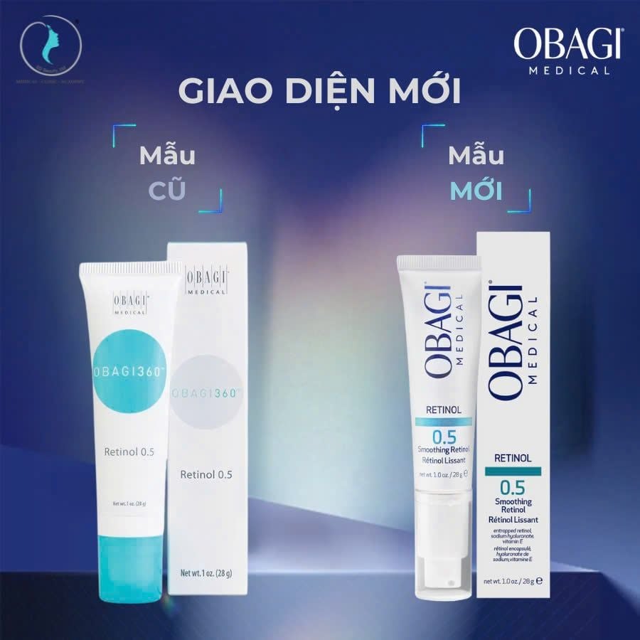 Kem Dưỡng Obagi - Retinol 0.5 Cream 28g Mẫu Mới (Ko Tđ)