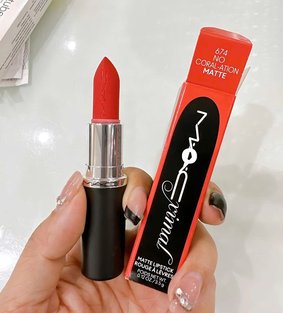 Son Thỏi MAC Ximal Matte #674 No CoralAtion (Ko Tđ)