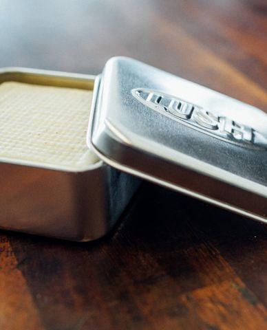  Square Tin Base & Lid 