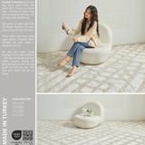 Thảm trải sàn Feather 6570B CREAM/S.CREAM