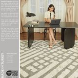 Thảm trải sàn Feather 6570B CREAM/S.GREY