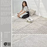 Thảm trải sàn Feather 7330F S.GREY/CREAM