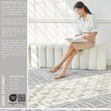 Thảm trải sàn Feather 7845E S D.GREY/CREAM