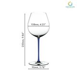 Ly Rượu Vang Đỏ RIEDEL Fatto A Mano Pinot Noir Dark Blue RQ
