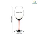 Ly Rượu Vang Đỏ RIEDEL Fatto A Mano Syrah Red RQ