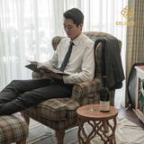 Queen Anne Wingback Armchair