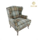 Queen Anne Wingback Armchair
