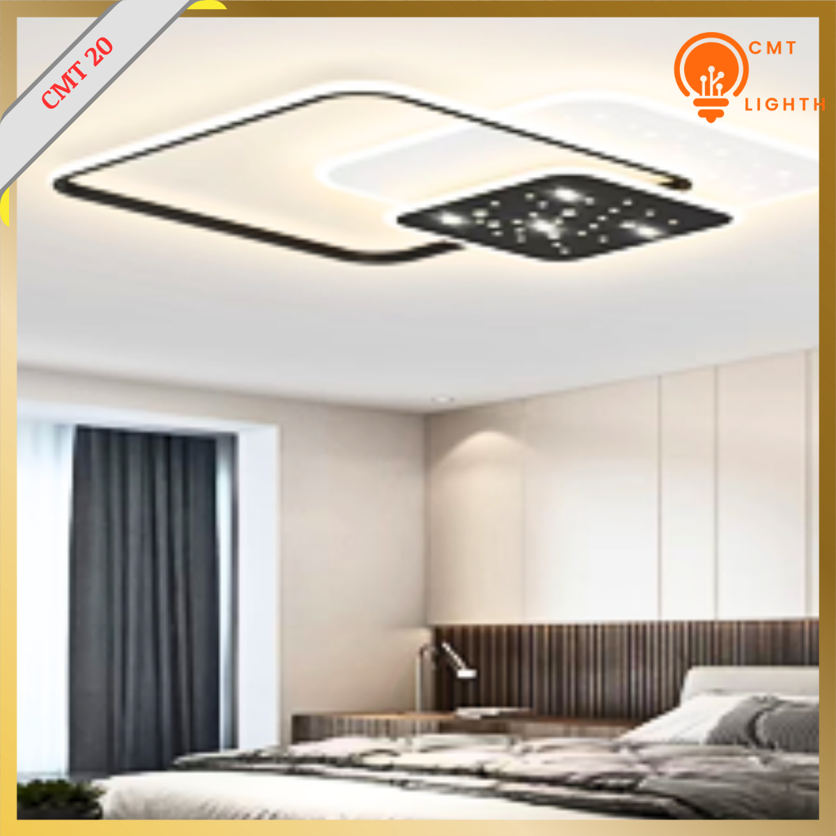 Đèn ốp trần CMT 020 