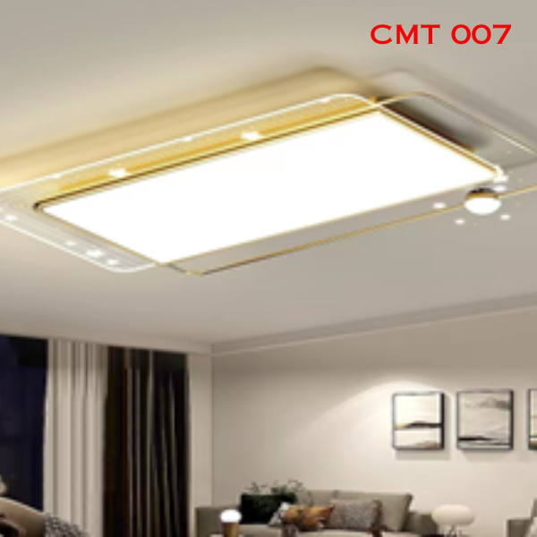  Đèn ốp trần phòng khách sang trọng CMT 007 