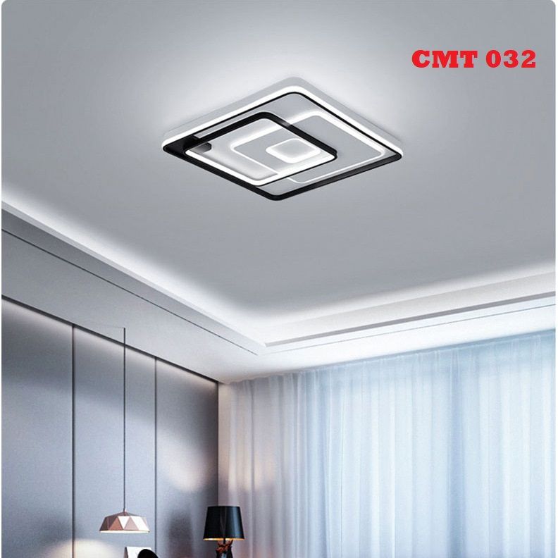  Đèn ốp trần phòng khách, phòng ngủ sang trọng,đơn giản, hiện đại CMT 032 