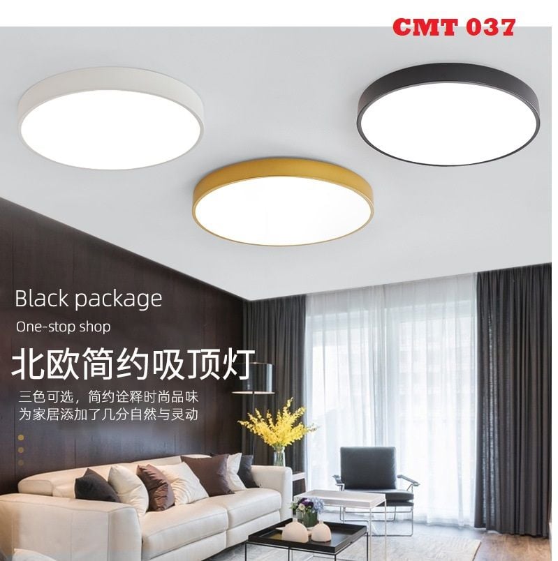  Đèn ốp trần hiện đại CMT 037 