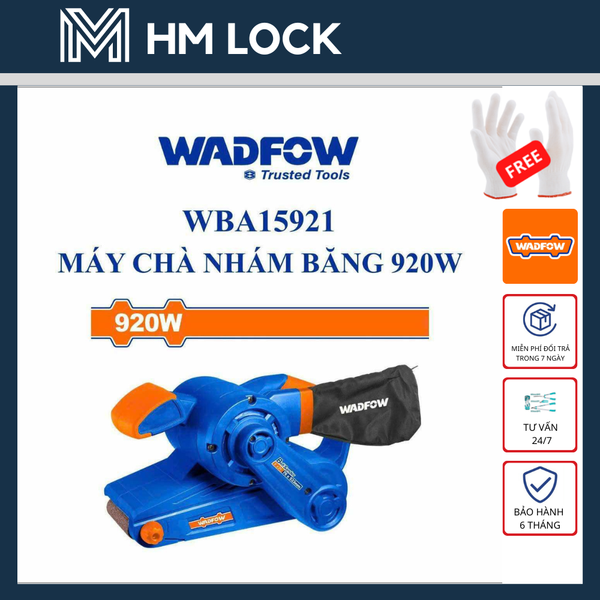 MÁY CHÀ NHÁM BĂNG 920W WADFOW - HÀNG CHÍNH HÃNG - WBA15921