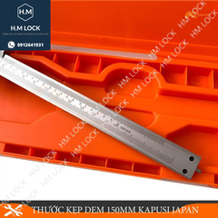 THƯỚC KẸP KAPUSI 150MM, 200MM (JAPAN) - HÀNG CHÍNH HÃNG CAO CẤP - HM LOCK