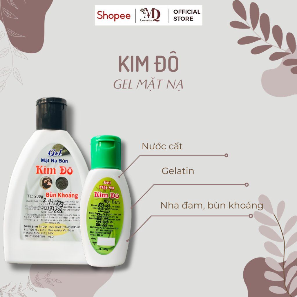 Gel Lột Mụn Cám, Mụn Đầu Đen Kim Đô Giúp Làm Sạch Bụi Bẩn, Dầu Nhờn (60g & 200g)