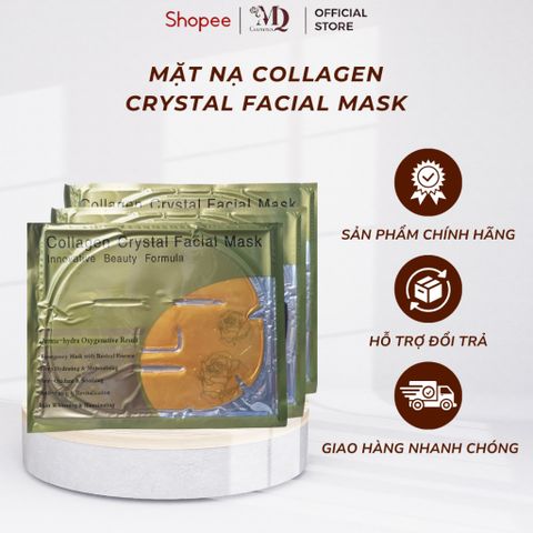 Mặt Nạ Collagen Vàng Crystal Facial Mask Dưỡng Trắng, Ngừa Mụn, Chống Lão Hoá 60g