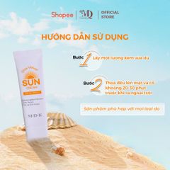 Kem Chống Nắng Nâng Tone Cao Cấp M.D.K 50G - Bảo Vệ Làn Da, Duy Trì Độ Ẩm & Hạn Chế Sạm, Nám